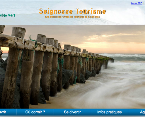 Site internet de Seignosse Tourisme